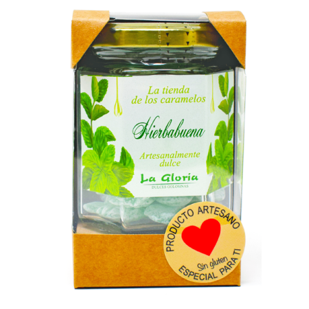 Tarro Cristal 110g Grageados Hierbabuena Tarro Cristal 110g Grageados Hierbabuena