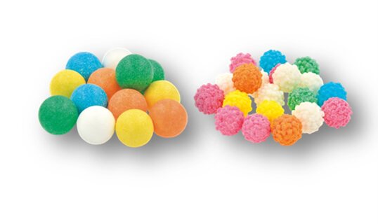 Caramelos grageados de colores