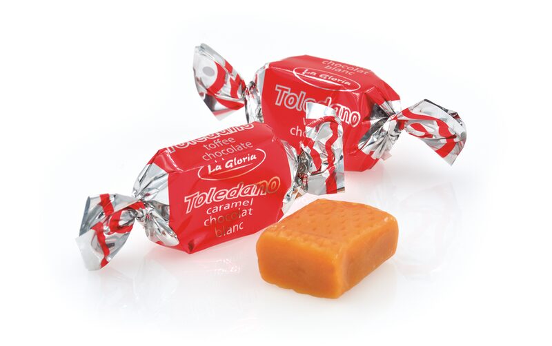 Toffees Toledano de chocolate blanco